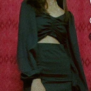 Stylish Ruched Crop Top