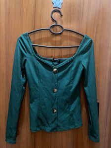 Shein Green Top