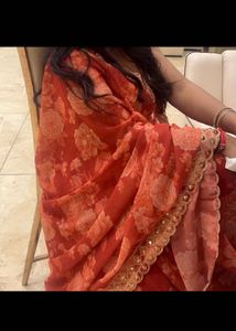 Red Floral Lehenga Choli