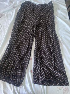 Chevron Print Palazzo Pants