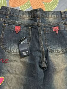 Unique Embroidered Denim Jeans