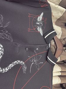 Graphic Print Polo Shirt