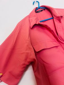 Peach Cute Korean Shirt