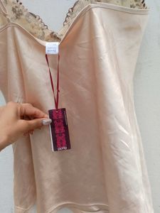 Satin Maxi Top.