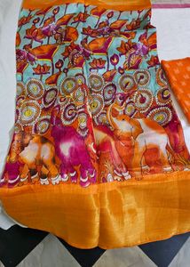 New Elephant Saree