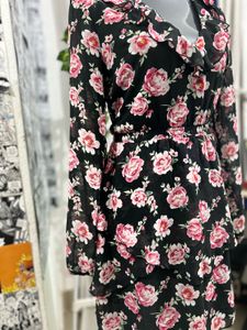 Floral Print Mini Dress