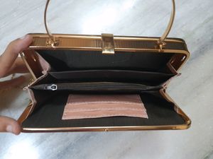 Sparkly Gold Evening Clutch