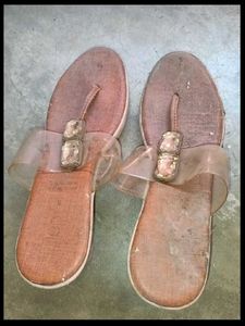 Women's Casual Pink/Clear Flip-Flops