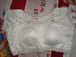 White Padded Blouse