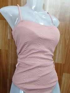 Pink Snakeskin Body Suit