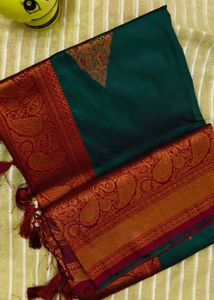 Green Kanjivaram Silk Saree