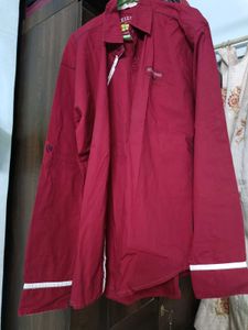 Burgundy Casual Shirt