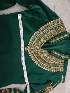 Emerald Green Embroidered Kurti 1000cash/5000coin
