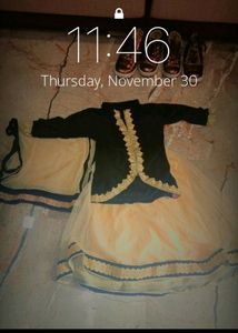 Black&amp;Golden Lehnga Choli