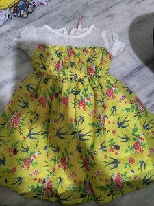 Floral Print Kids Dress