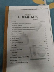 CHEMHACK Class XI and Xll
