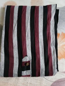 Striped Button-Up Kurti