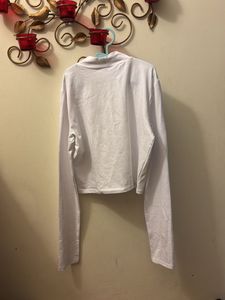 Beautiful Zara Fitted Long Sleeves Top