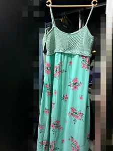 Floral Crochet Summer Dress