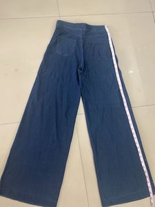 Embellished Denim Wide Leg jeans jeggings