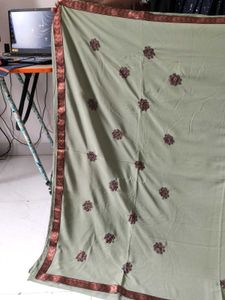 Olive Colour Sareee