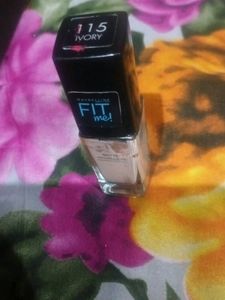Fit Me Foundation  Use Only 3 _4 Time Us