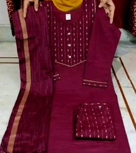 Elegant Maroon Kurta Set