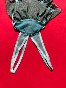 Stylish Leopard Print Garter + Panty