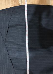 Gray Pinstripe Sheath Dress