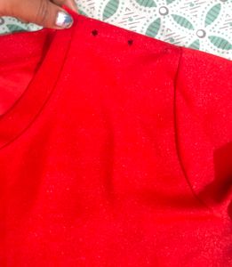 Little Shiny Thick Material Cloth T-shirt... Beaut