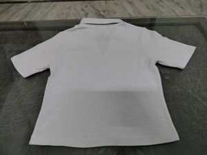 White Polo Top