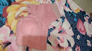 Jimmi Choo Saree With Stitched Blouse