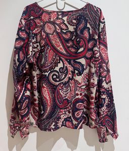 Paisley Print Blouse