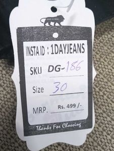 DG186 Size-30 Straight Jeans