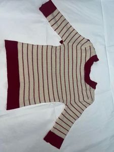 Red And White Top