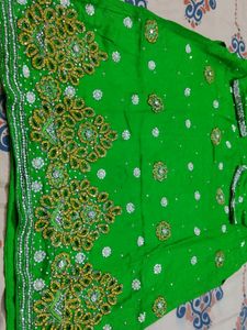 Green Embellished dress