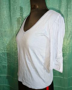 🎁Buy 2 Get 1 Free🎁Size S/ M Cute Blue V-Neck Top