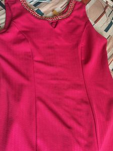 A Pink Bodycon Party Dress