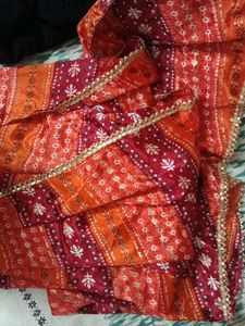 Skirt , blouse, duppata