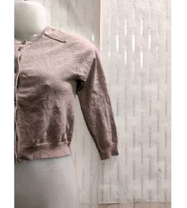 Cardigan Crop Sweater for Girl&#39;s