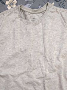 Pantaloons tshirt grey M Slim fit