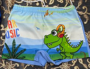 Cute Yellow Skirted Swimsuit