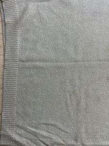 Silver Knit Top