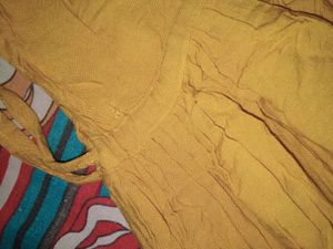 Sleeveless Umbrella Kurti