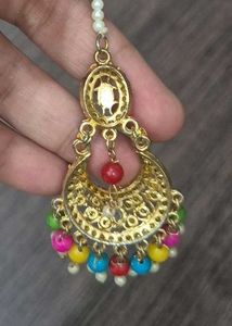 Ethnic Inspired Pearl Necklace &amp; Earring Set