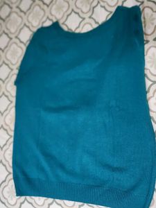 Teal Knit Top
