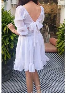 Chic White Mini Dress