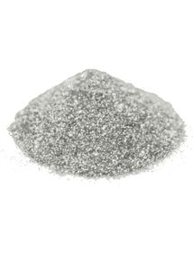 Packet of Silver Glitter Christmas Ornament