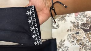 Elegant Black Embroidered Top
