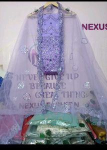 Beautiful Net Dress Material
